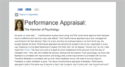 Desktop Screenshot of performance-appraisal.com