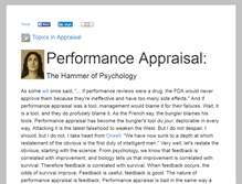 Tablet Screenshot of performance-appraisal.com